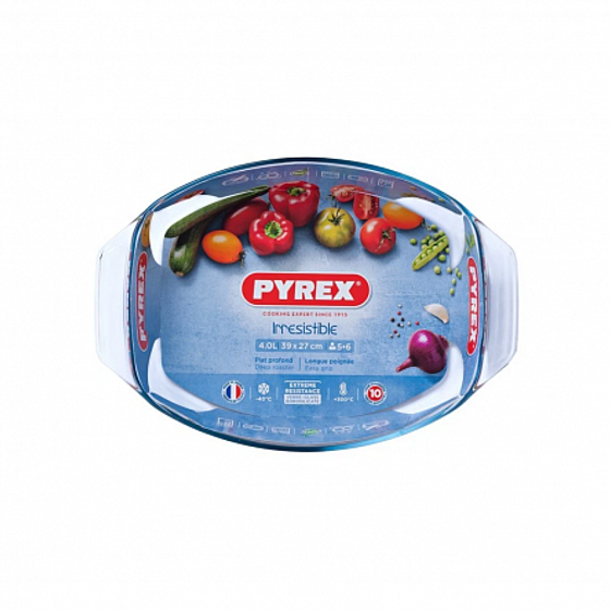 Форма для выпечки IRRESISTIBLE 4л 39x25x7см  2 прихватки в подарок