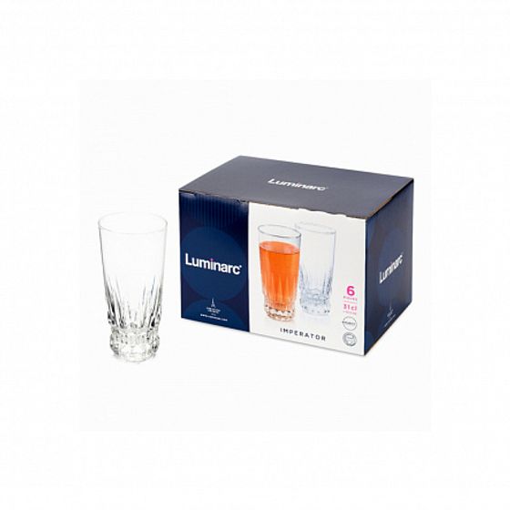 Набор стаканов ИМПЕРАТОР 6шт 310мл высокие