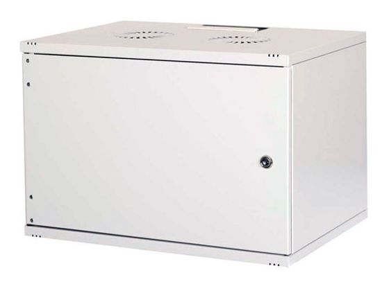 Шкаф коммутационный Lande NetBox Soho (LN-SH07U5430-LG-F0-2) настенный 7U 540x300мм пер.дв.металл задн.дв.стал.лист несъемн.бок.пан. направл.под закл