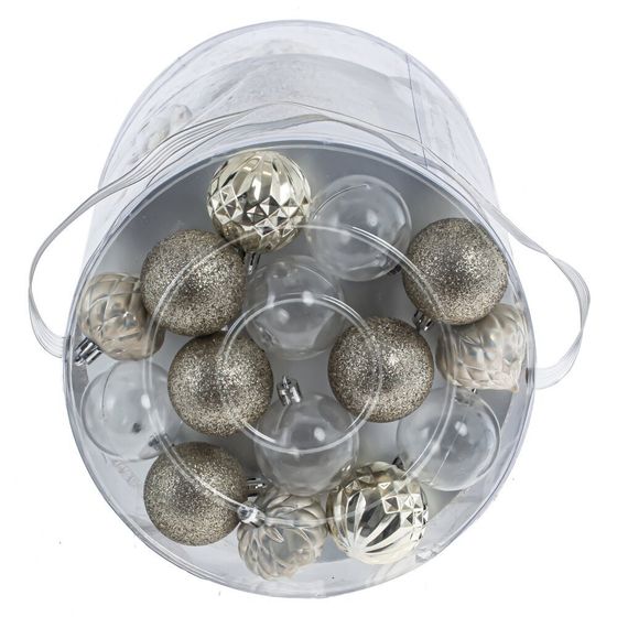 Набор из 56шт Украшение новогоднее &quot;Шар&quot;, L21 W21 H37 см