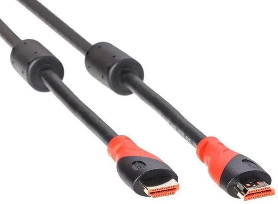 Кабель Telecom HDMI(m) - HDMI(m) 10м черный/красный (TCG220F-10M)