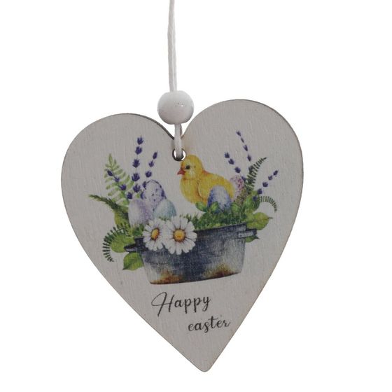 Набор из 9-ти изделий декоративных подвесных "Сердце" (5*0,5*6), L19,5 W6,5 H2 см