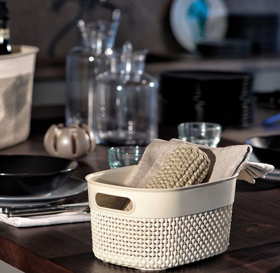 Корзина FILO M 12л бежевая