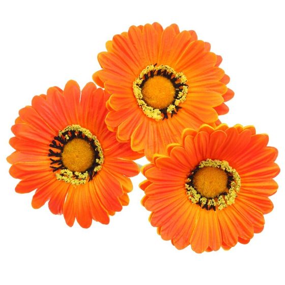 Цветы искусственные &quot;Букет Гербер&quot; (Real Touch), L12 W12 H33 см