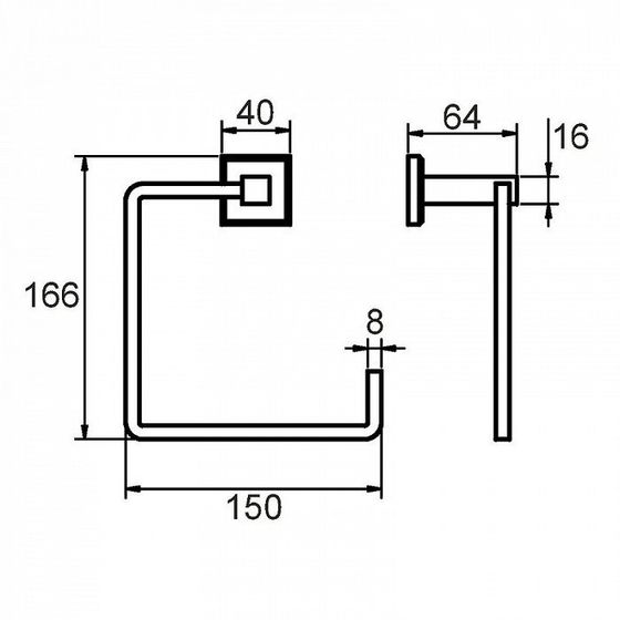 !Полотенцедержатель Labrador LABSM00M52