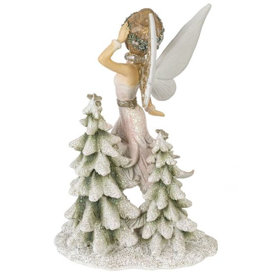 Фигурка декоративная &quot;Фея с елочкой&quot;, L11 W6 H17 см