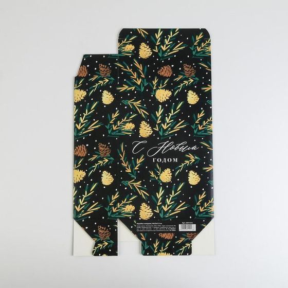 !Коробка складная 3 штуки «Шишки», 16 × 23 × 7.5 см.