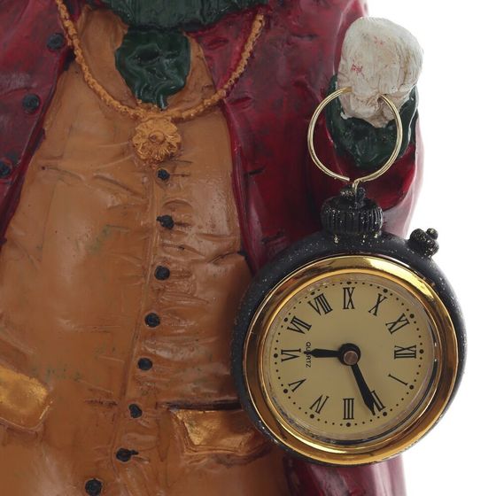 Фигурка декоративная &quot;Кот&quot; с часами, L14 W13 H41 см