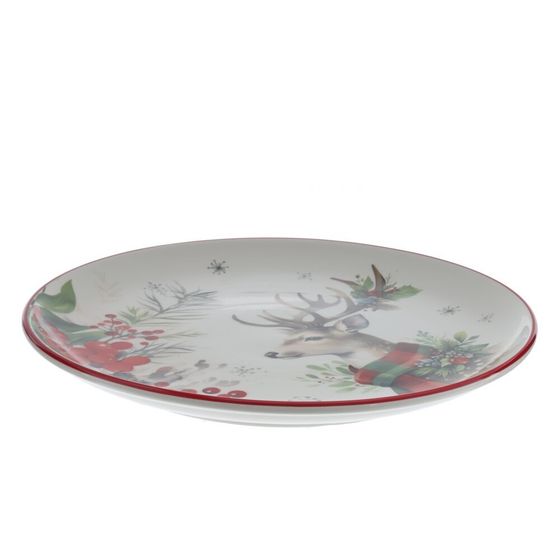 Тарелка &quot;Олень&quot;, L26 W26 H2,5 см