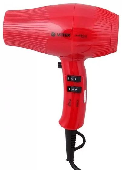 Фен Vitek VT-2377 R 2000Вт красный/черный