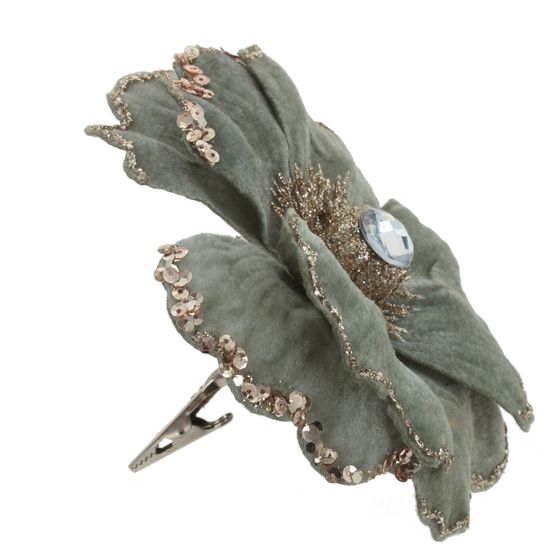 Изделие декоративное &quot;Цветок&quot; (на клипсе), L15 W15 H9 см