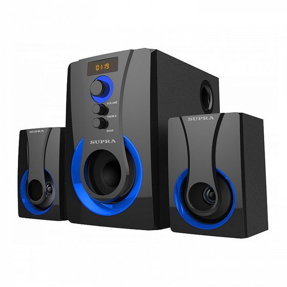 Минисистема Supra SMB-310 черный, тип 2.1, 60Вт FM USB BT SD