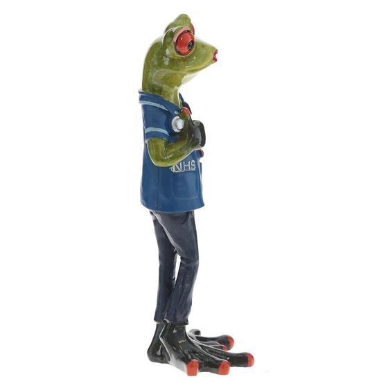 Фигурка декоративная "Лягушка", Д5 Ш6 В16,5 см