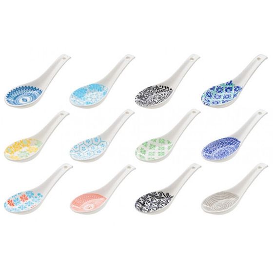 Happy mix b rice spoon 14cm   - 10 ass