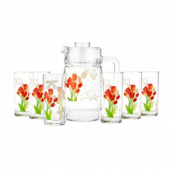 Набор питьевой 7 предметов ТЮЛИП