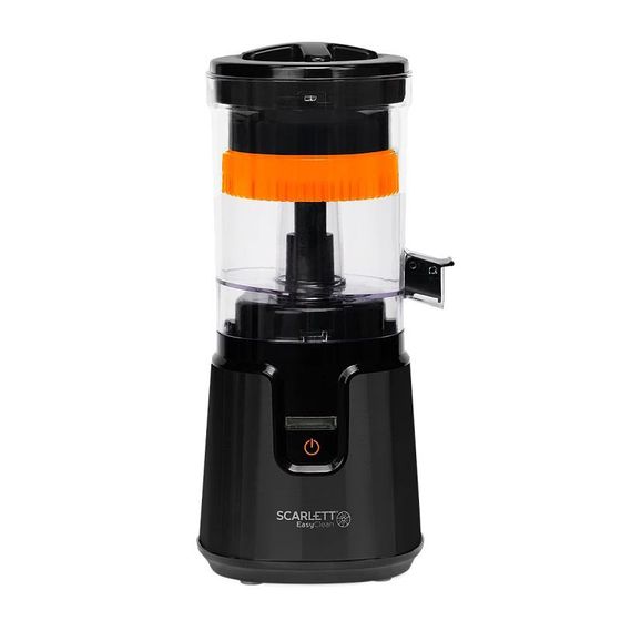 Соковыжималка цитрусовая Scarlett SC-JE50C10 BLACK 2000Вт черный/оранжевый