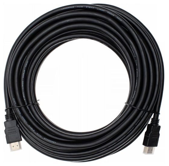 Кабель аудио-видео Cactus CS-HDMI.1.4-10 HDMI (m)/HDMI (m) 10м. Позолоченные контакты черный