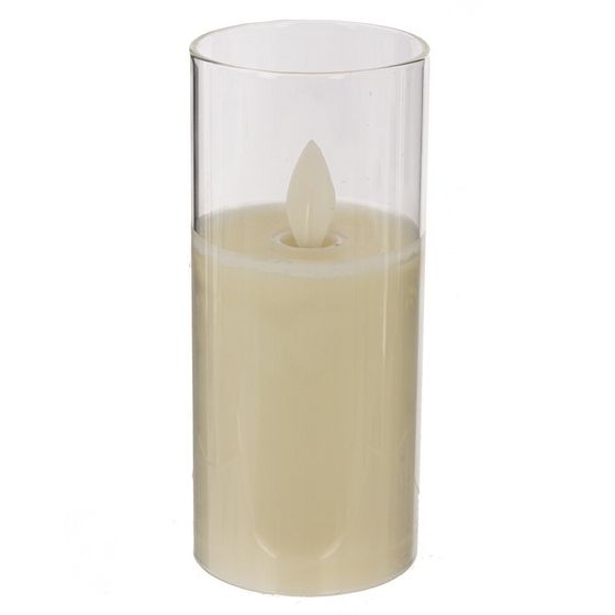 Изделие декоративное &quot;Свеча&quot; (подсветка, 1xCR2032 н/п), L5,5 W5,5 H12,5 см