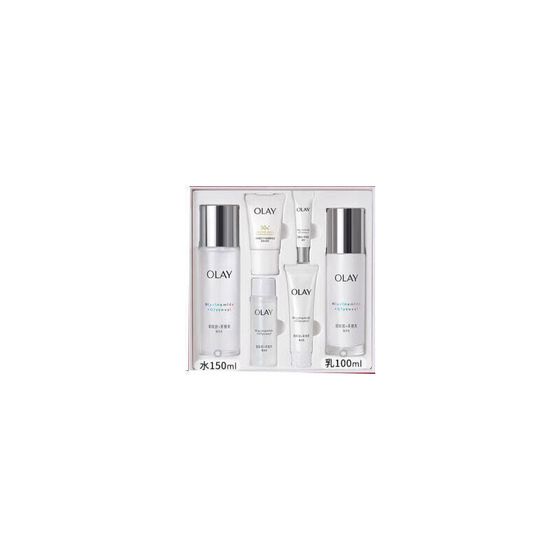 OLAY Small White Bottle 6-Piece Skincare Product Set Moisten