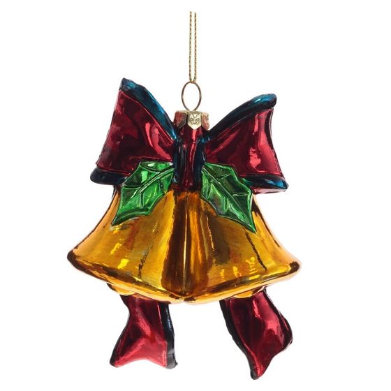 Украшение новогоднее &quot;Колокольчик&quot;, L9 W5,5 H11,5 см, 2в.