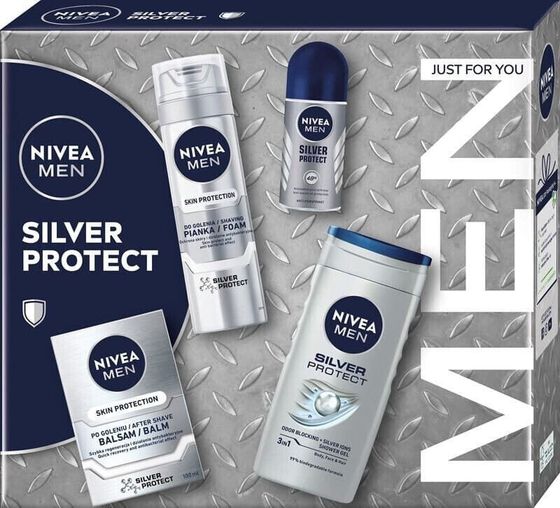 Nivea NIVEA Men Silver Protect Zestaw prezentowy (01812)