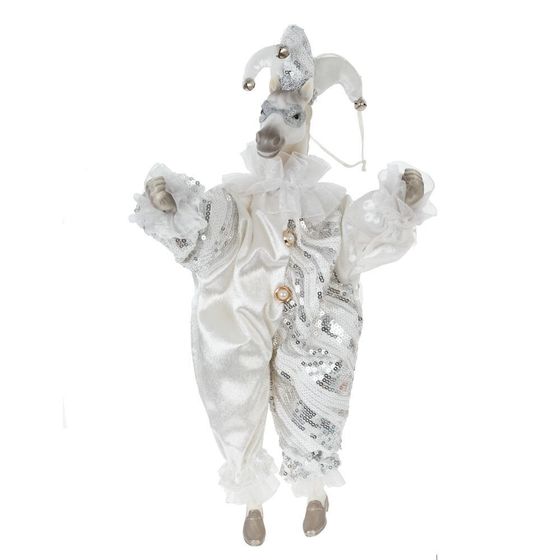 Игрушка набивная подвес "Лошадь-клоун", L15 W9 H37/24 см