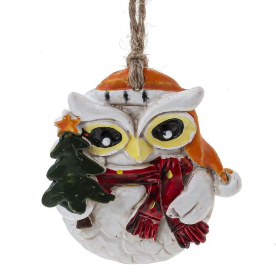 Изделие декоративное подвесное &quot;Сова&quot;, L5 W0,5 H5 см, 4в.
