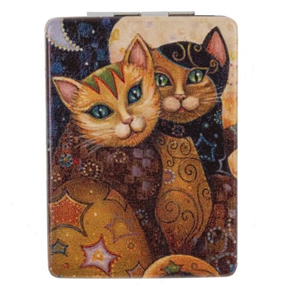 Зеркало карманное, Д6 Ш8,5 В1 см, 4в.