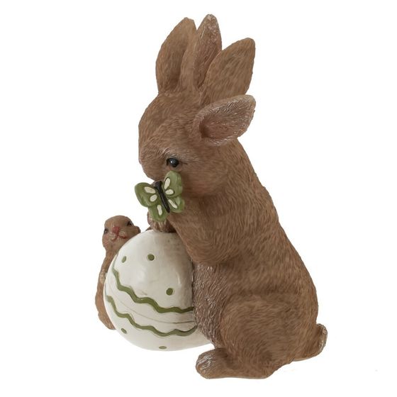 Фигурка декоративная &quot;Зайцы&quot;, L13 W8,5 H14 см