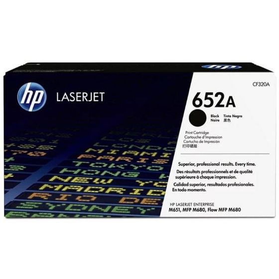 Тонер Картридж HP 652A CF320A черный для HP CLJ M651dn (11000стр.)