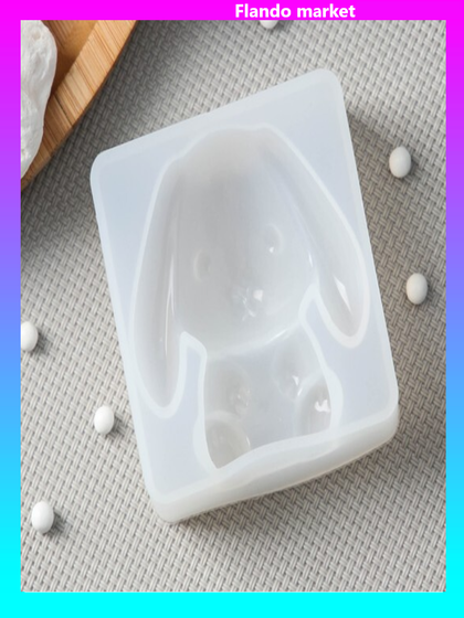 !09 Молд «Зайчонок», 6,3×6,2 см