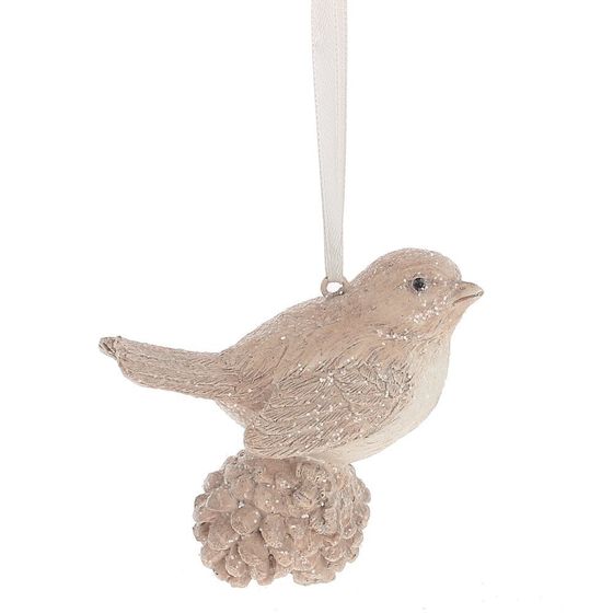 Украшение новогоднее &quot;Птичка&quot;, L7,5 W4,5 H10 см, 2в.