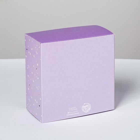 !Коробка складная Happy birthday, 2 штуки, 14 × 14 × 8 см