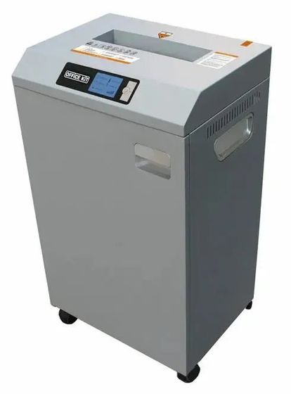 Шредер Office Kit S850 1.9х15 (секр.P-5) фрагменты 19лист. 85лтр. скрепки скобы пл.карты CD