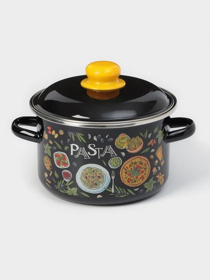 Кастрюля эмалированная Pasta, 3 л, d=18 см, цилиндрическая, индукция