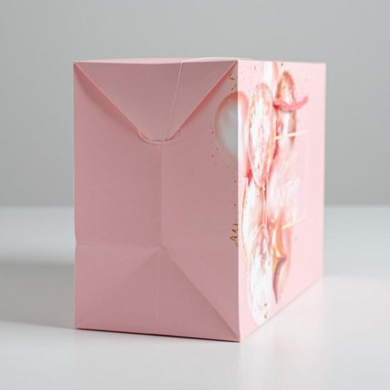 !Пакет—коробка 2 штуки Happy birthday, 28 × 20 × 13 см