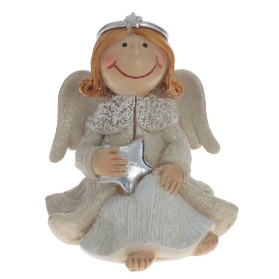 Фигурка декоративная &quot;Ангел&quot;, L7 W6 H7,5 см, 2в.