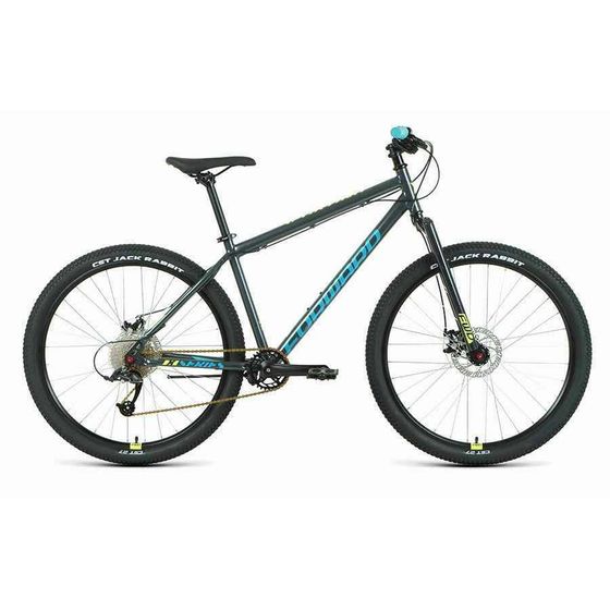 Велосипед Forward Sporting X D 27,5&quot; рама 17&quot; темно-серый/зеленый (RBK22FW27886)