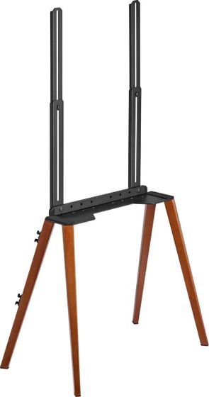 Подставка для телевизора Cactus CS-ST3644BKWN черный/орех 43&quot;-65&quot; макс.40кг напольный фиксированный