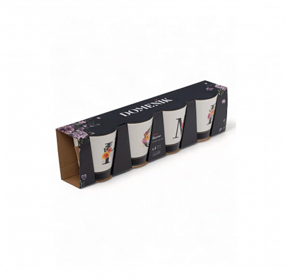 Набор кружек HOME 4шт 300мл