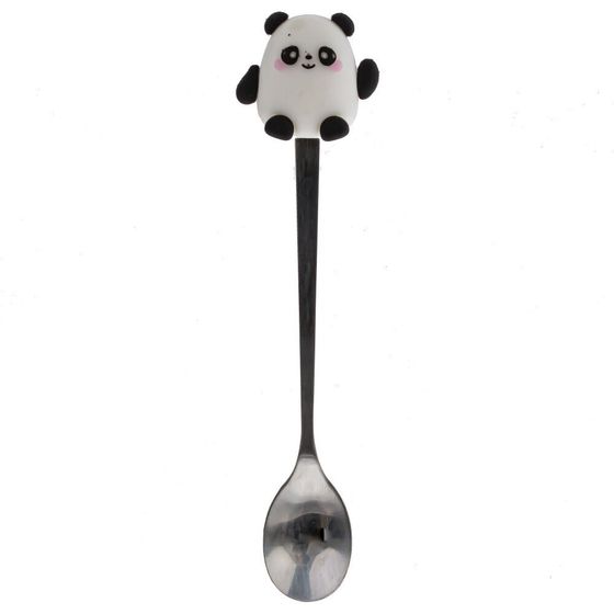 Кружка с крышкой и ложкой, 430 мл, L8,5 W8,5 H9,8 см