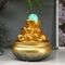 !09 Фонтан настольный от сети, подсветка "Гора золотых слитков" 18,5х15х15 см.