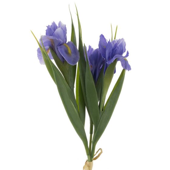 Цветы искусственные "Букет Ирисов, L13 W8 H39 см