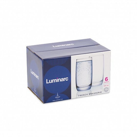 Набор стаканов ФРАНЦУЗСКИЙ РЕСТОРАНЧИК 6шт 330мл высокие