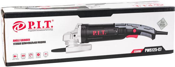Углошлифовальная машина P.I.T. PWS125-C7 1200Вт 11000об/мин d=125мм