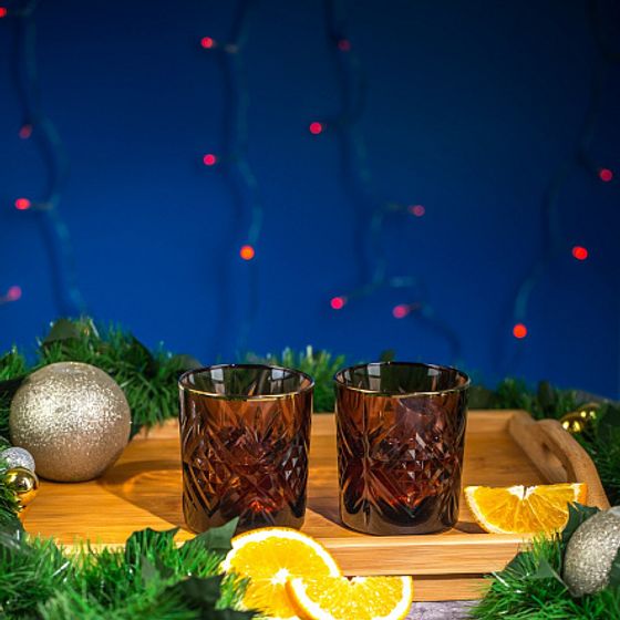 Стакан низкий ЗАЛЬЦБУРГ ЛИЛАК ГОЛД 2шт 300мл