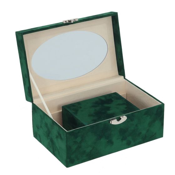 Шкатулка для украшений с дорожным футляром, Д24 Ш15 В11 см