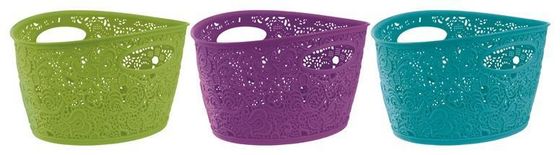 !09 Корзинка Victoria 7л 29x21x16 cм. цвет микс Curver