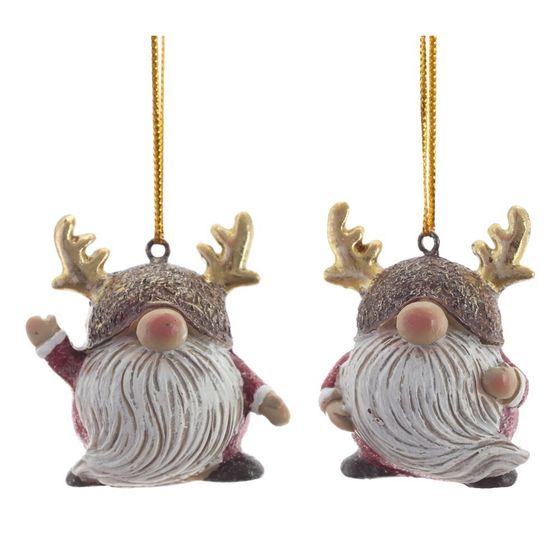 Фигурка декоративная подвесная "Гном",   L4 W3,5 H5 см, 2в.