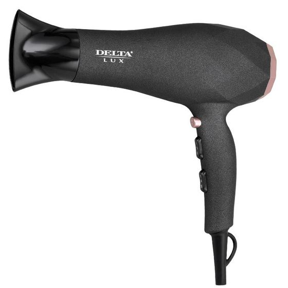 Фен Delta LUX DL-0941 2200Вт черный/розовый